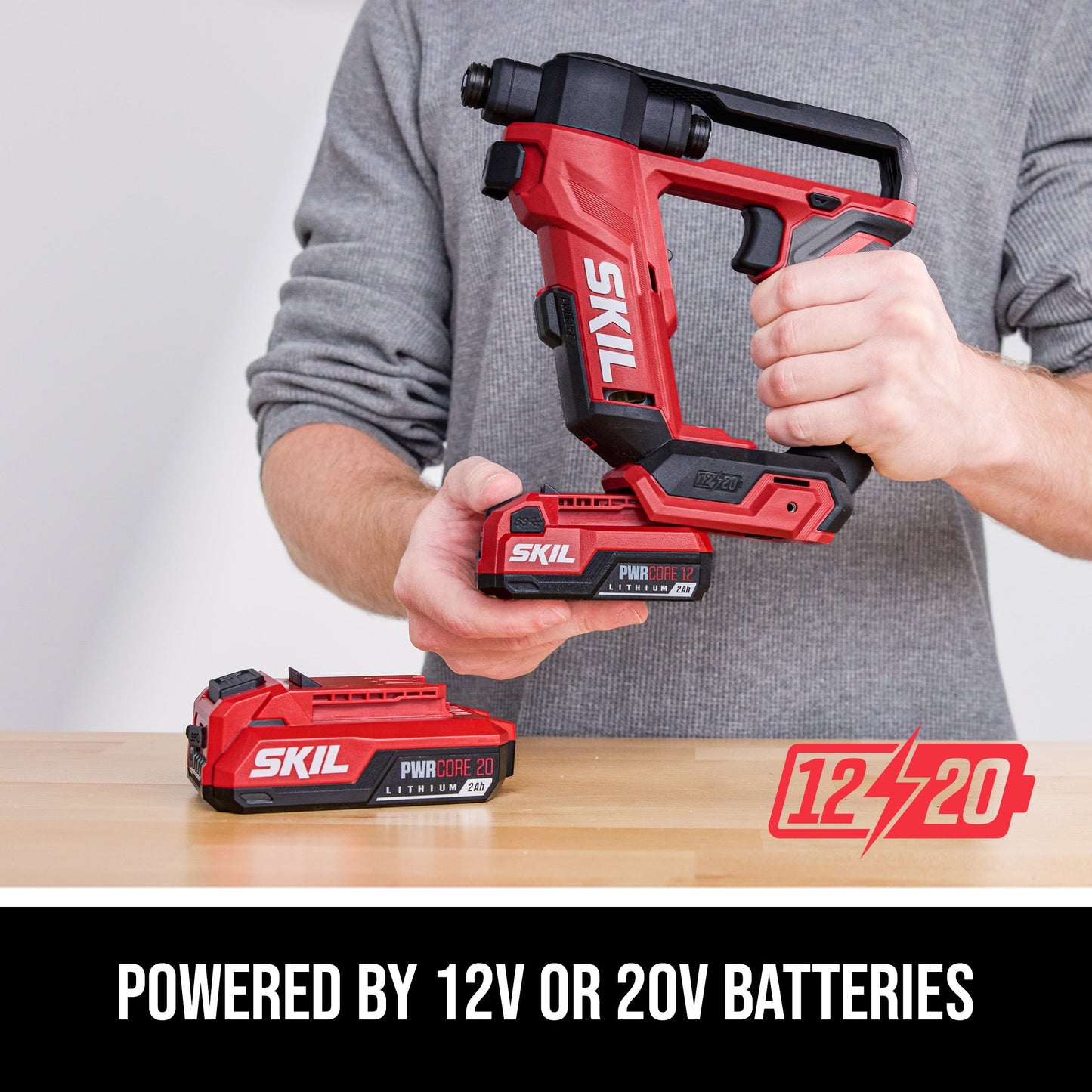 12V/20V Brushless Flip Drill, 20V Kit